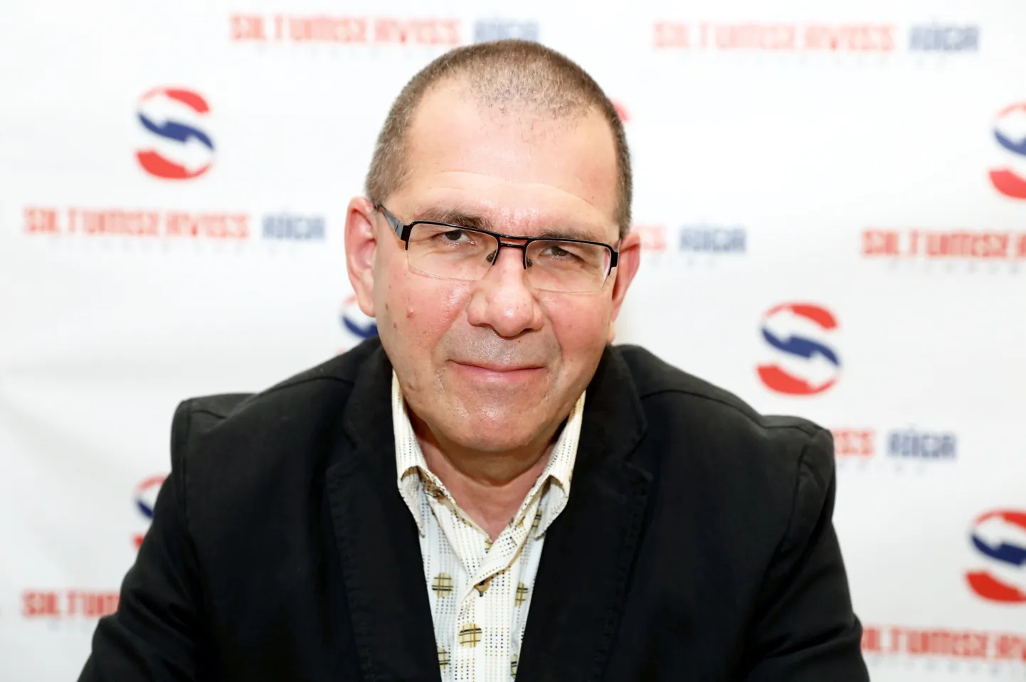 Pilnsabiedrības "Siltumserviss Rīga" valdes loceklis Tengizs Abramjancs piedalās preses konferencē par apkures sezonas aktualitātēm