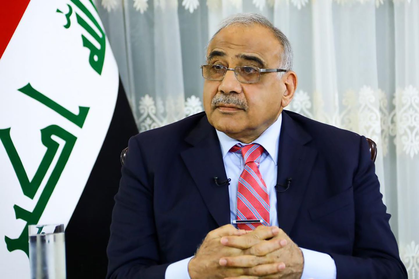 Iraagi peaminister Adel Abdel-Mahdi 8. augustil Bagdadis presidendi residentsis.