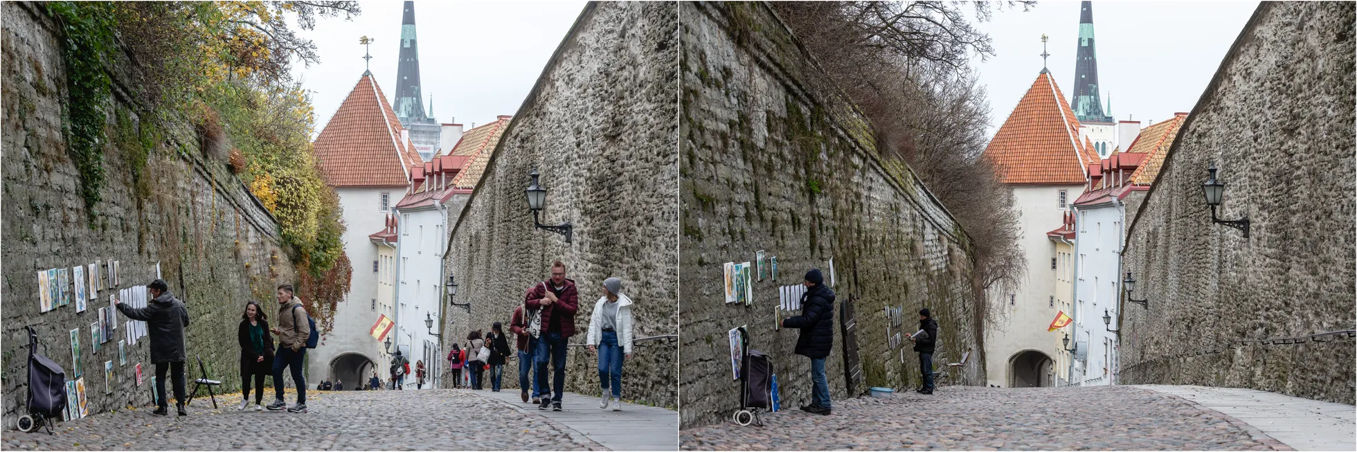 Koroonaviirus: Tallinn enne ja nüüd.