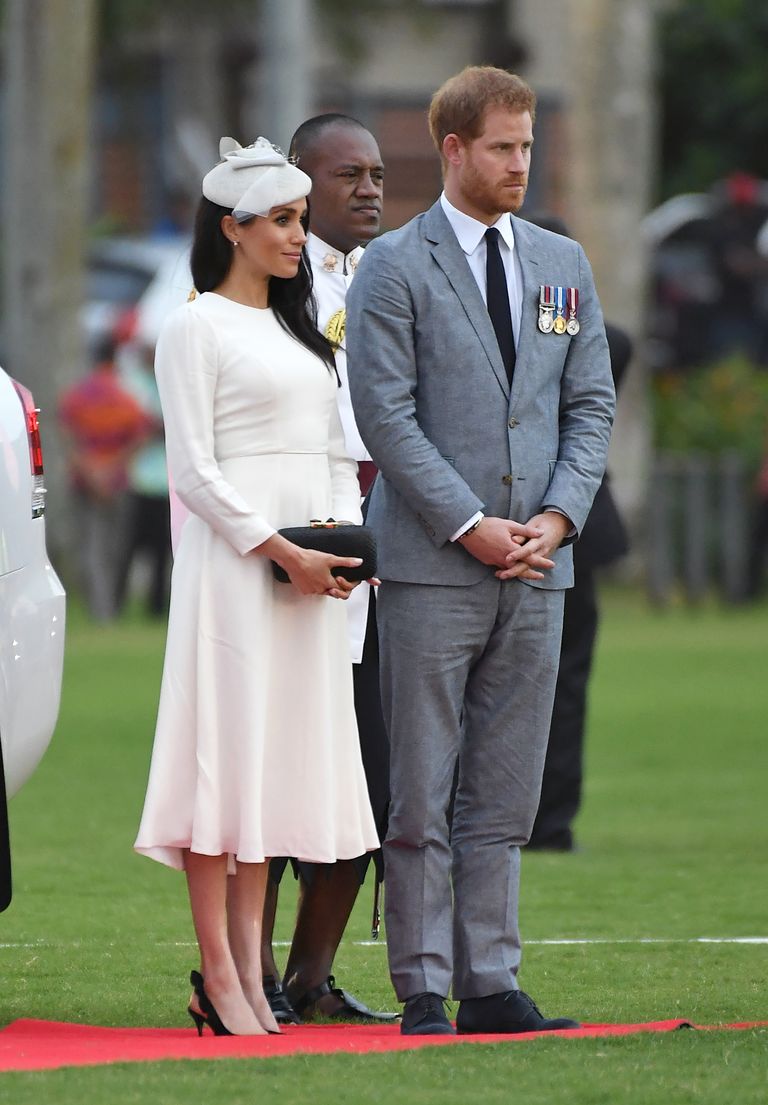 Prints Harry ja Sussexi hertsoginna Meghan Fidži pealinnas Suvas toimunud vastuvõtutseremoonial