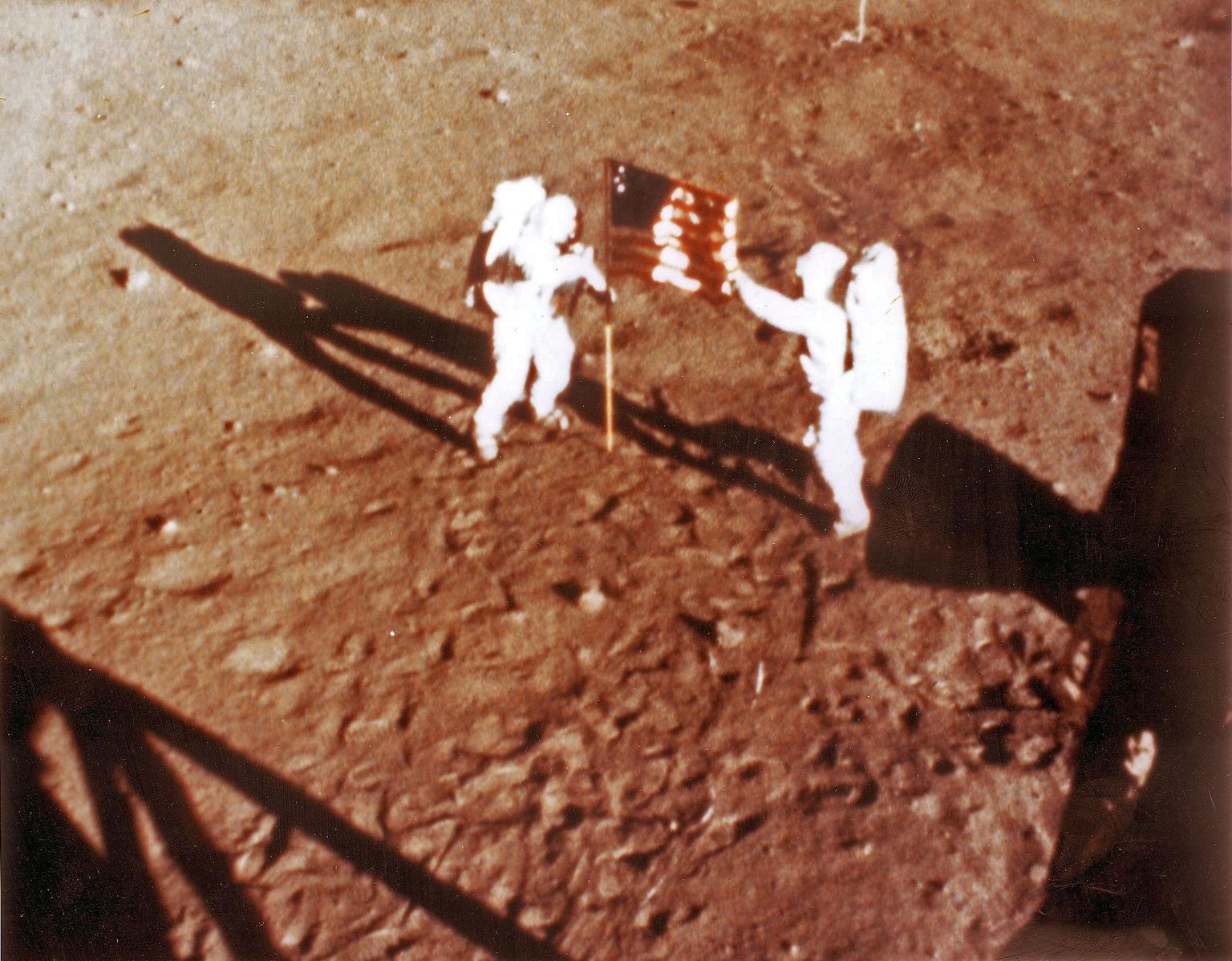 USA astronaudid Neil Armstrong ja Edwin Buzz Aldrin Kuu pinnal