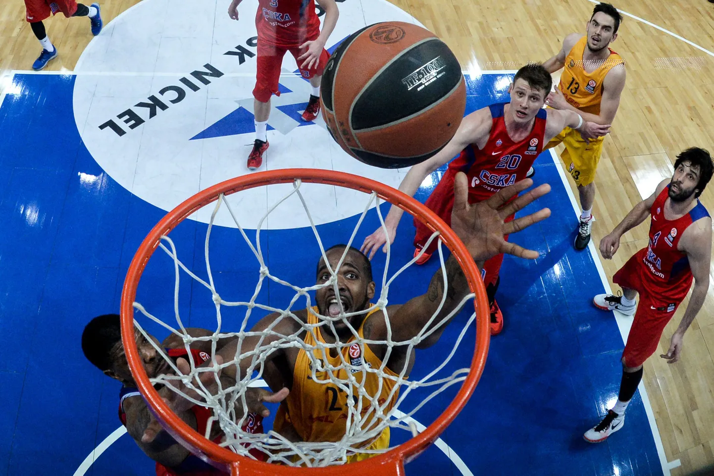 CSKA ja Barcelona kohtumine Euroliigas.