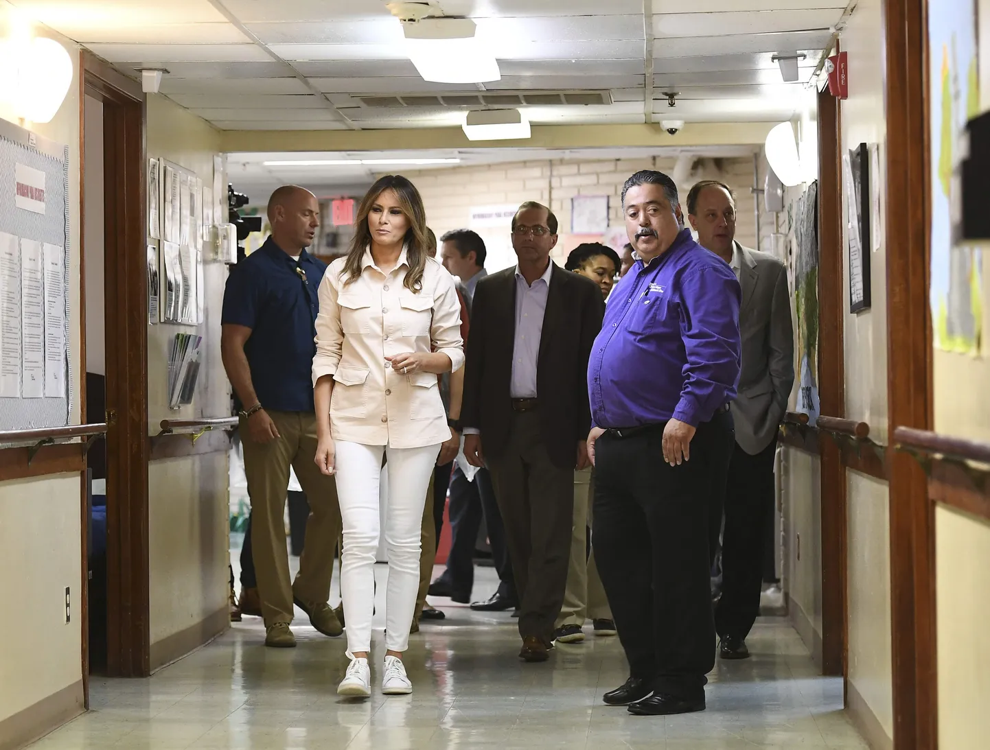 Melania Trump migratsioonikeskuses.