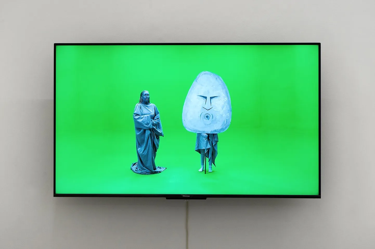 Kaader Helena Kesküla videost «Sammal ei kasva I», ühe kanali video, 2021.