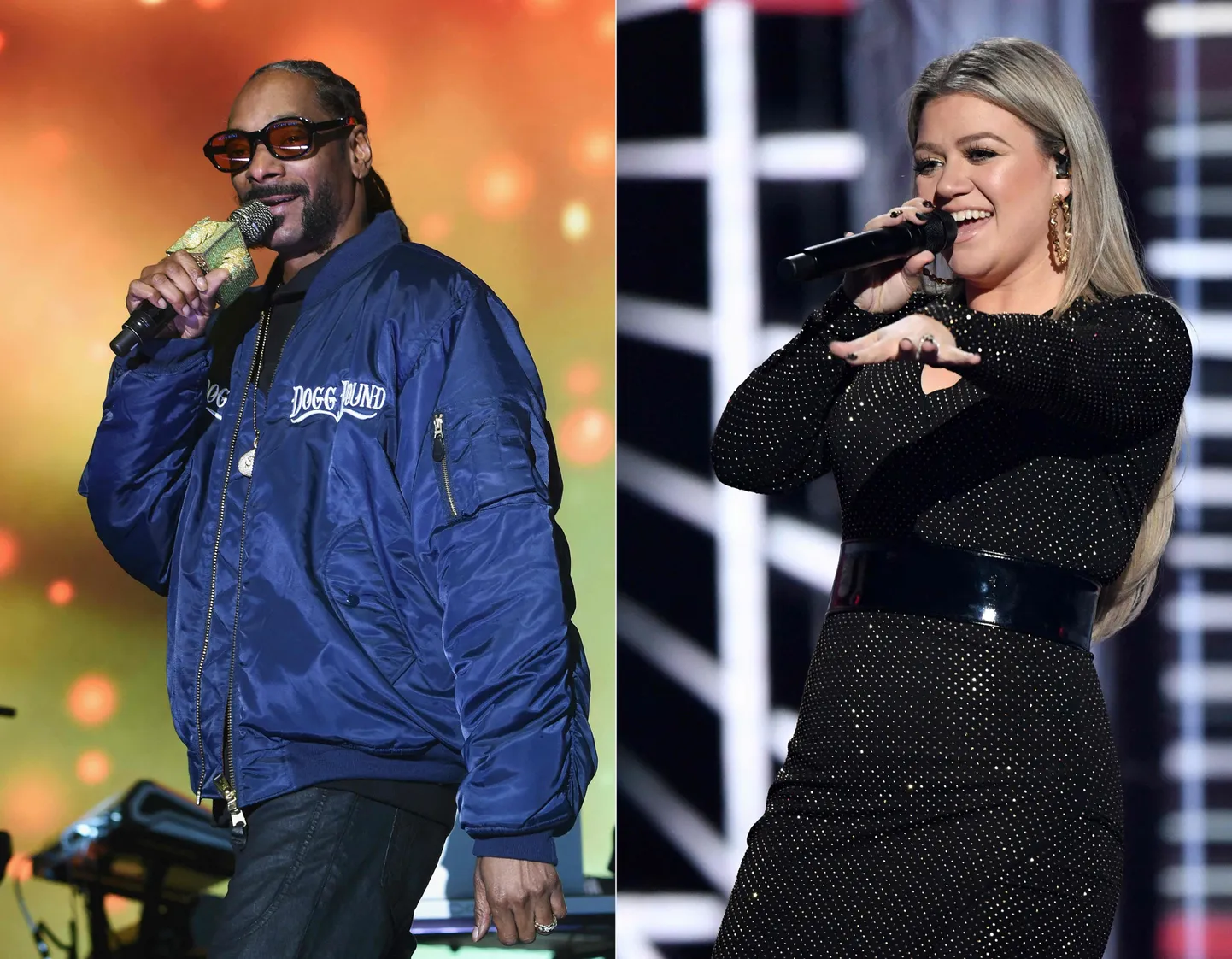 Ameeriklaste Eurovisiooni saatejuhid on räppar Snoop Dogg ja laulja Kelly Clarkson.