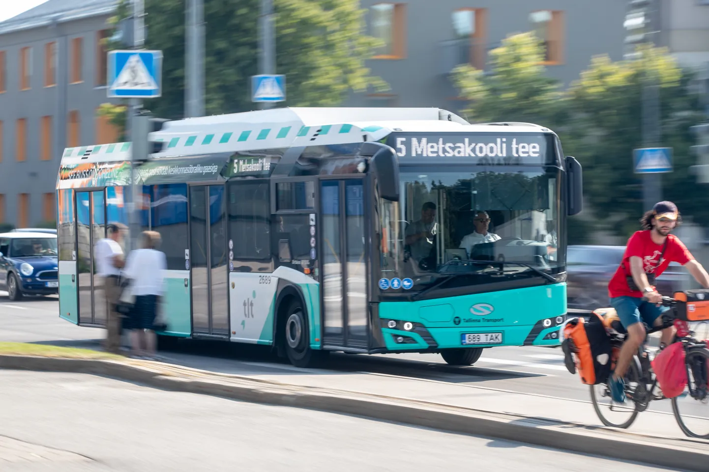 22.07.2022. Tallinn, Harjumaa. Solaris Urbino CNG gaasibuss. Foto Eero Vabamägi, Postimees