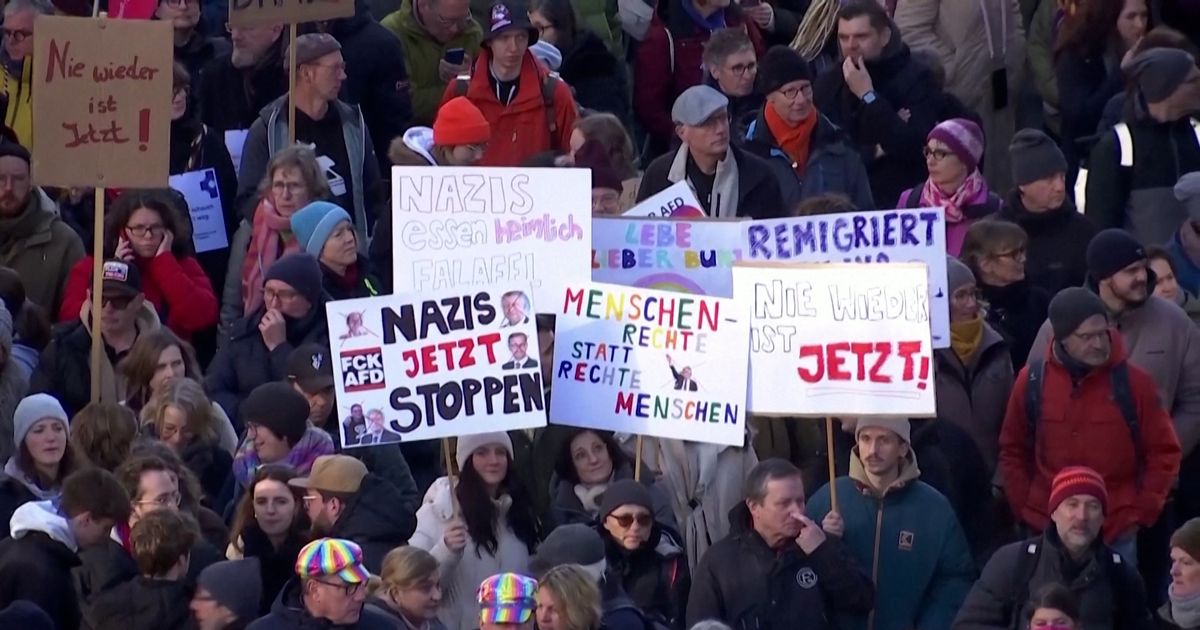 VIDEO ⟩ Holokausti mälestuspäeval protestisid kogu Saksamaal kümned tuhanded paremäärmusluse ning AfD vastu