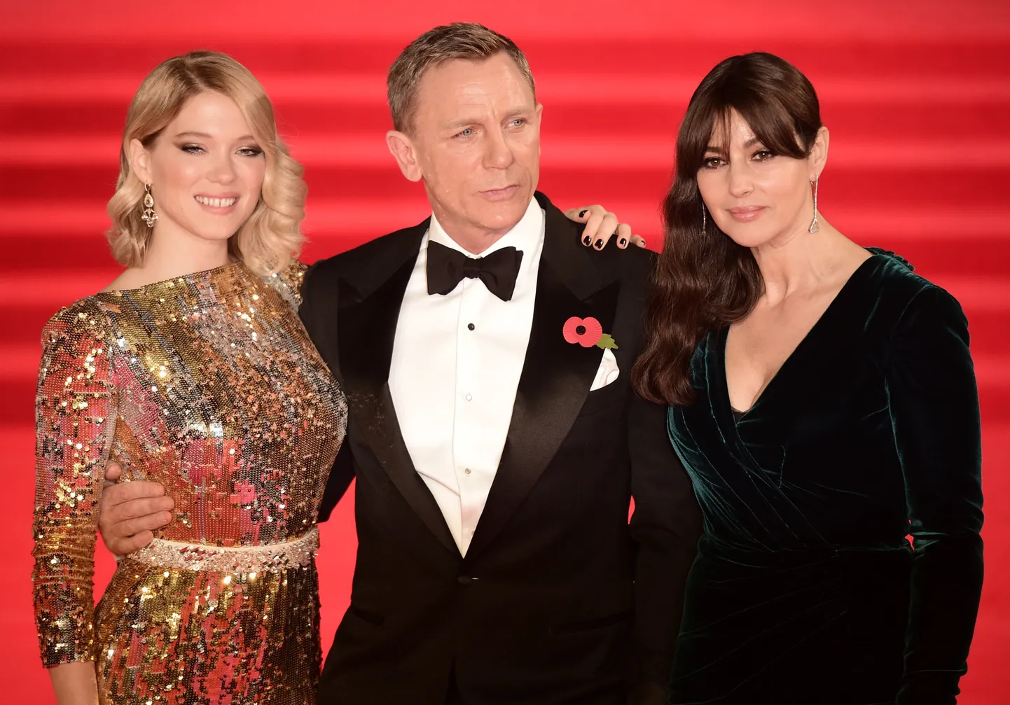 Lea Seydoux, Daniel Craig, Monica Bellucci
