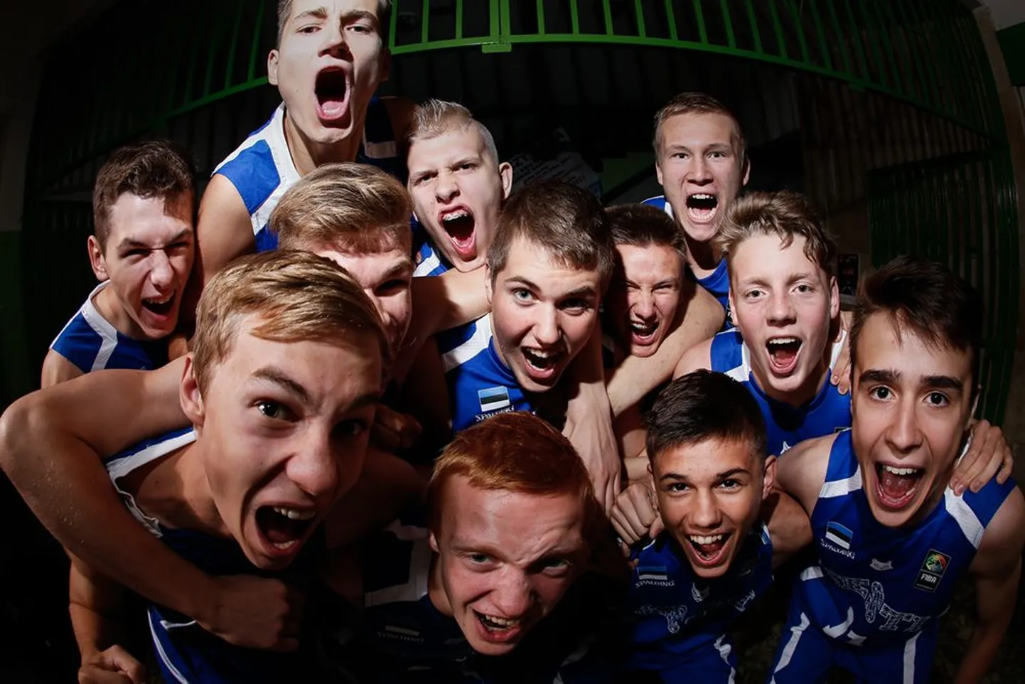 U16 korvpallikoondis.
