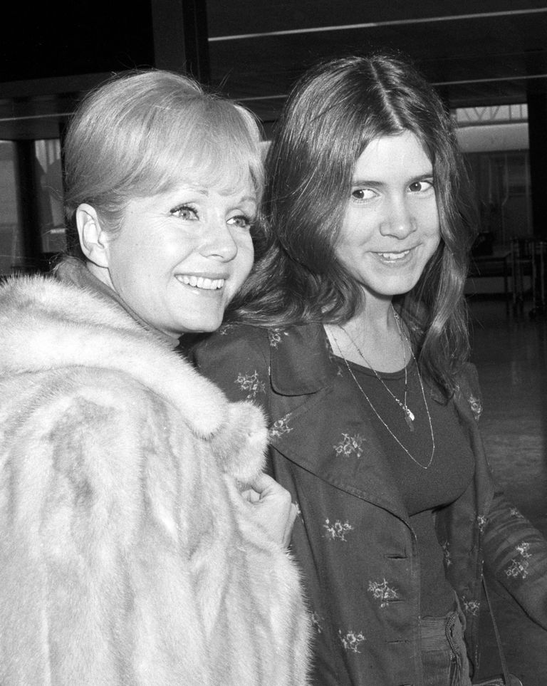 Debbie Reynolds ja Carrie Fisher 1972. aastal