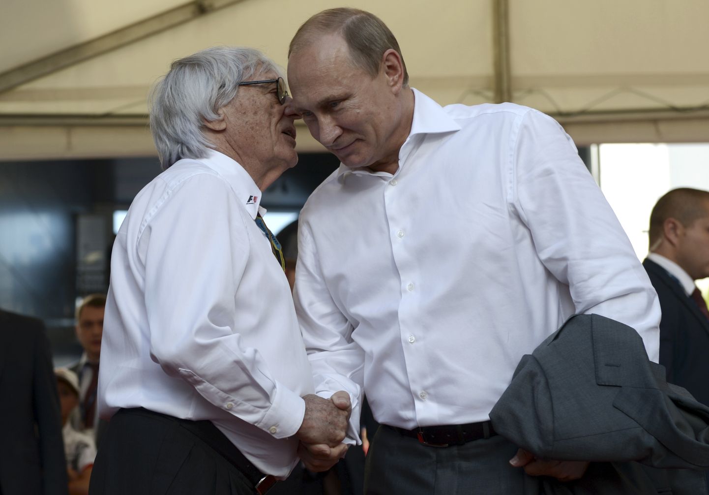 Bernie Ecclestone (vasakul) ja Vladimir Putin.