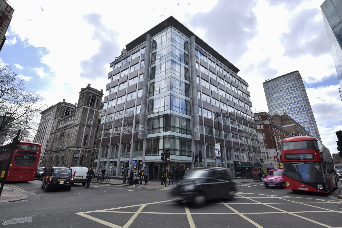 Cambridge Analytica büroo Londonis.