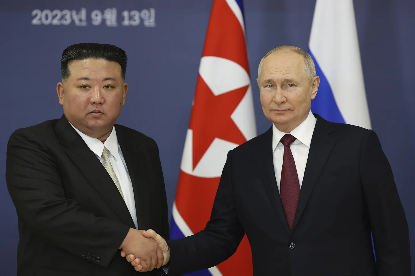 Kim Jong-un ja Vladimir Putin kohtusid mullu septembris Venemaal Blagovestšenskis.