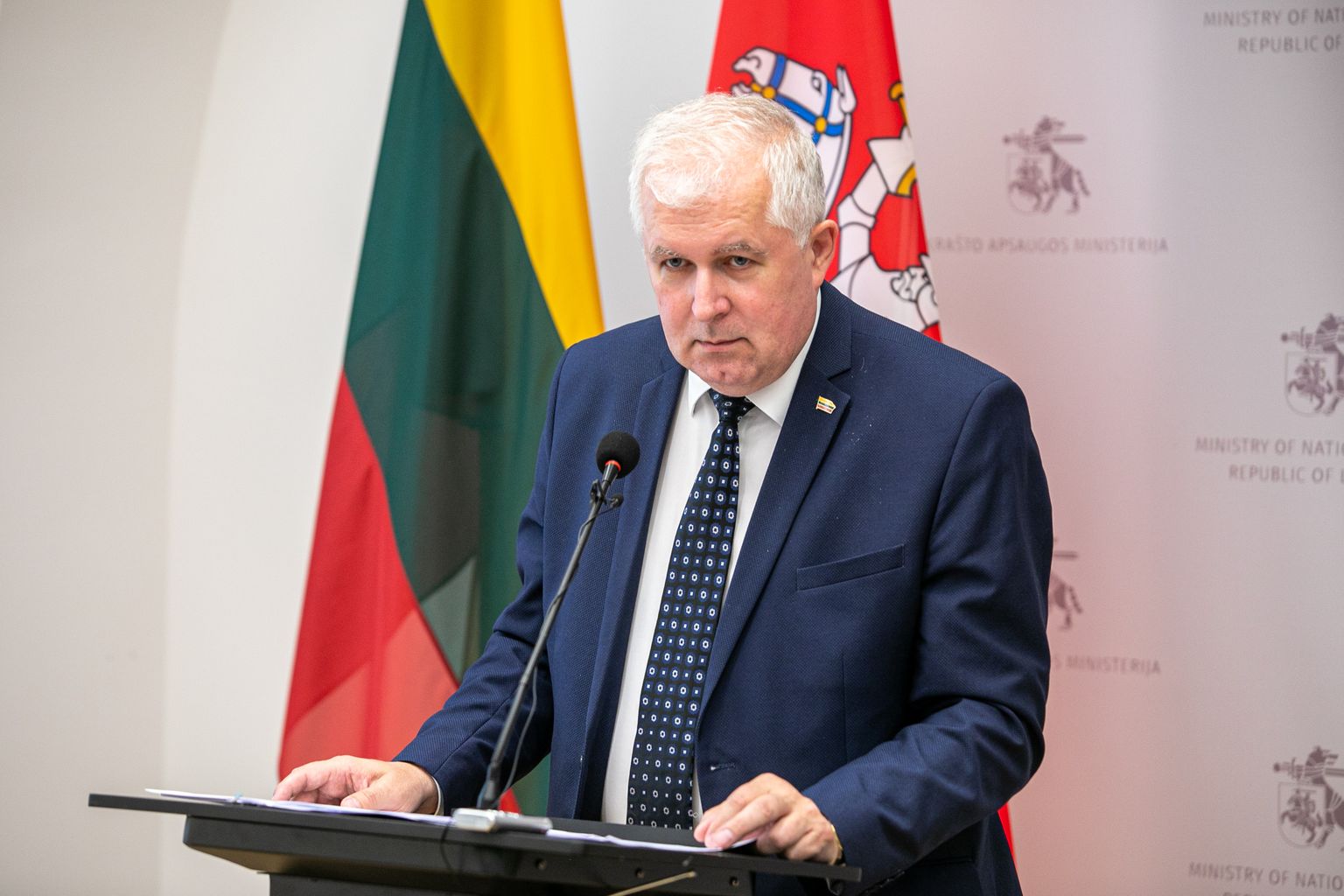 Leedu kaitseminister Arvydas Anušauskas.