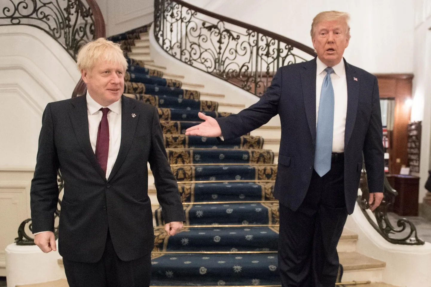 Boris Johnson ja Donald Trump.