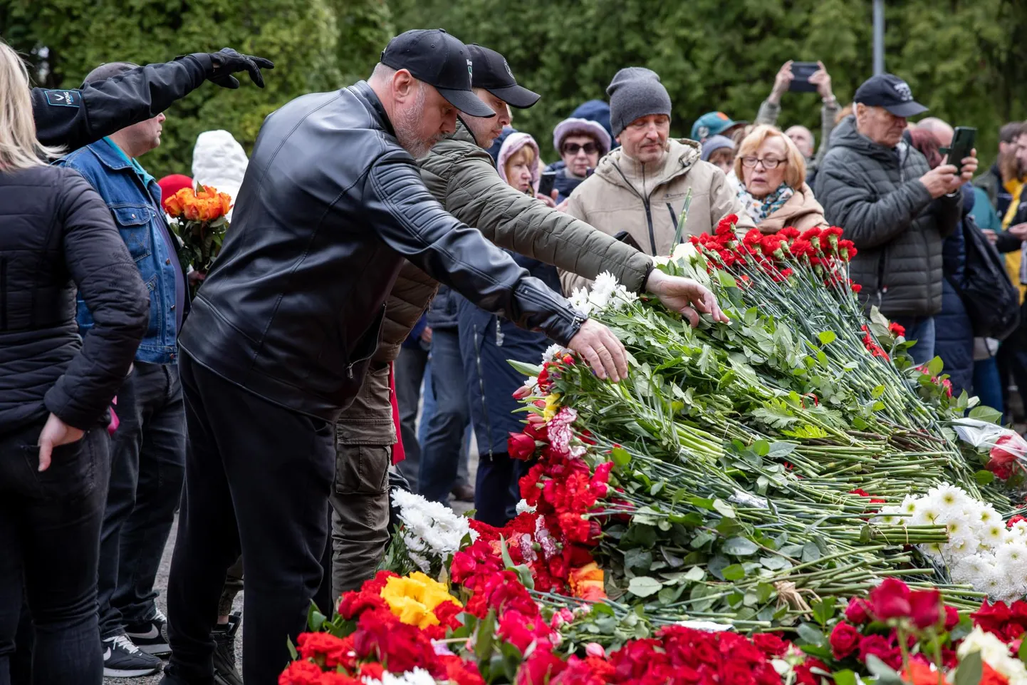 9. mai pronkssõduri juures.