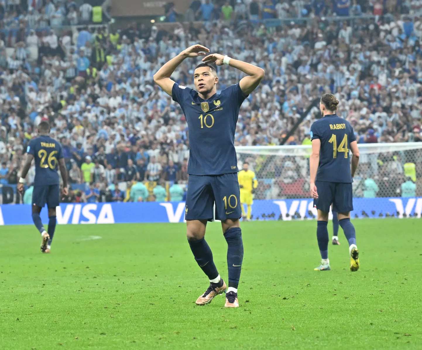 Prantsusmaa jalgpallikoondise superstaar Kylian Mbappe.