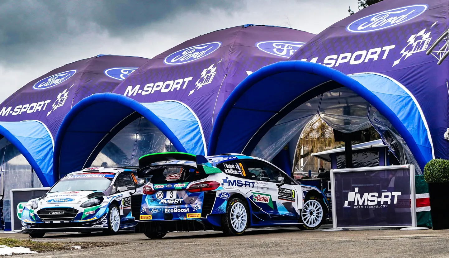 M-Spordi rallitiim Monte Carlo rallil 2021. aastal.