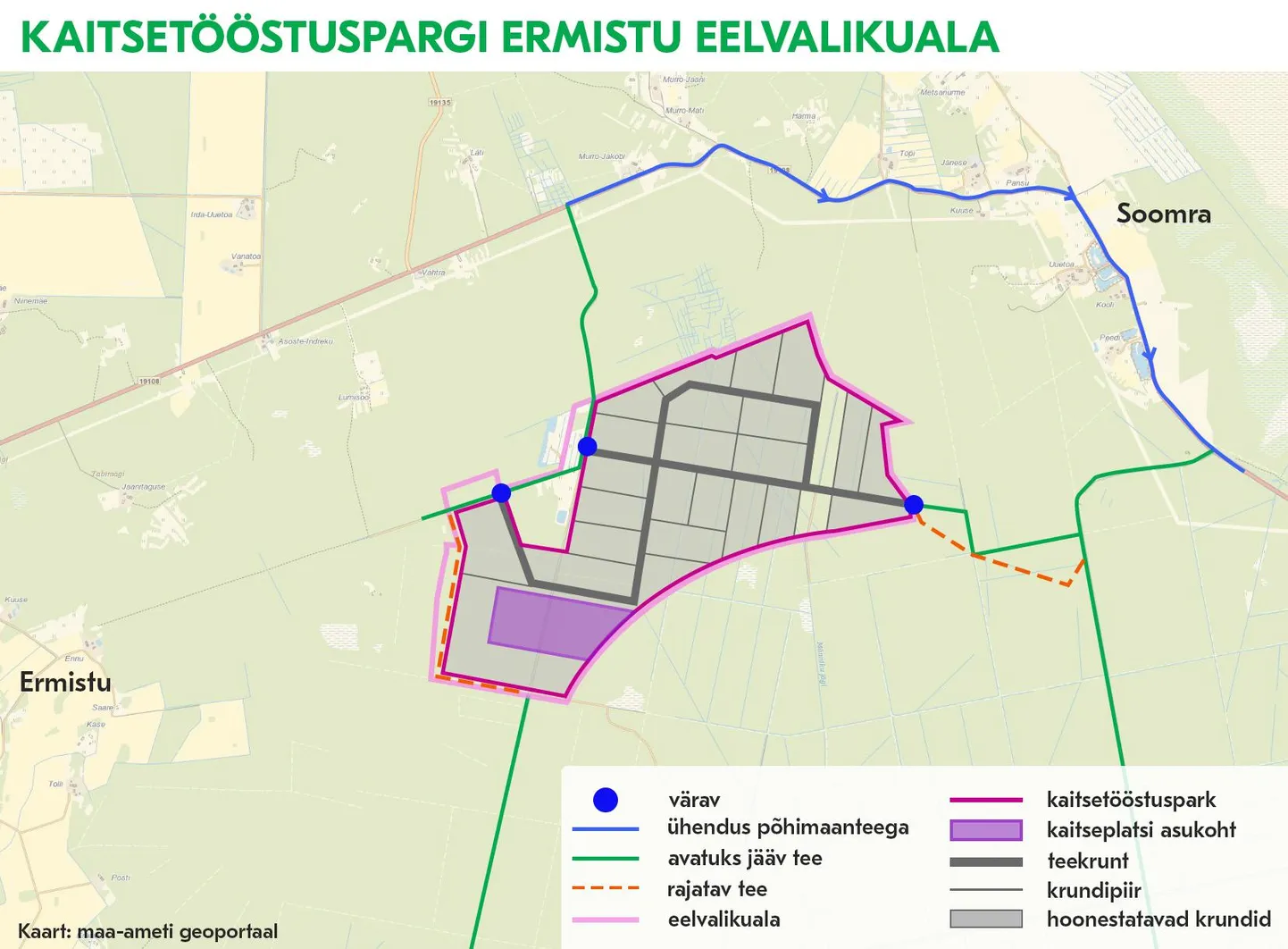 Ermistu alal mahuks kaitsetööstusparki kuni viis ettevõtet.