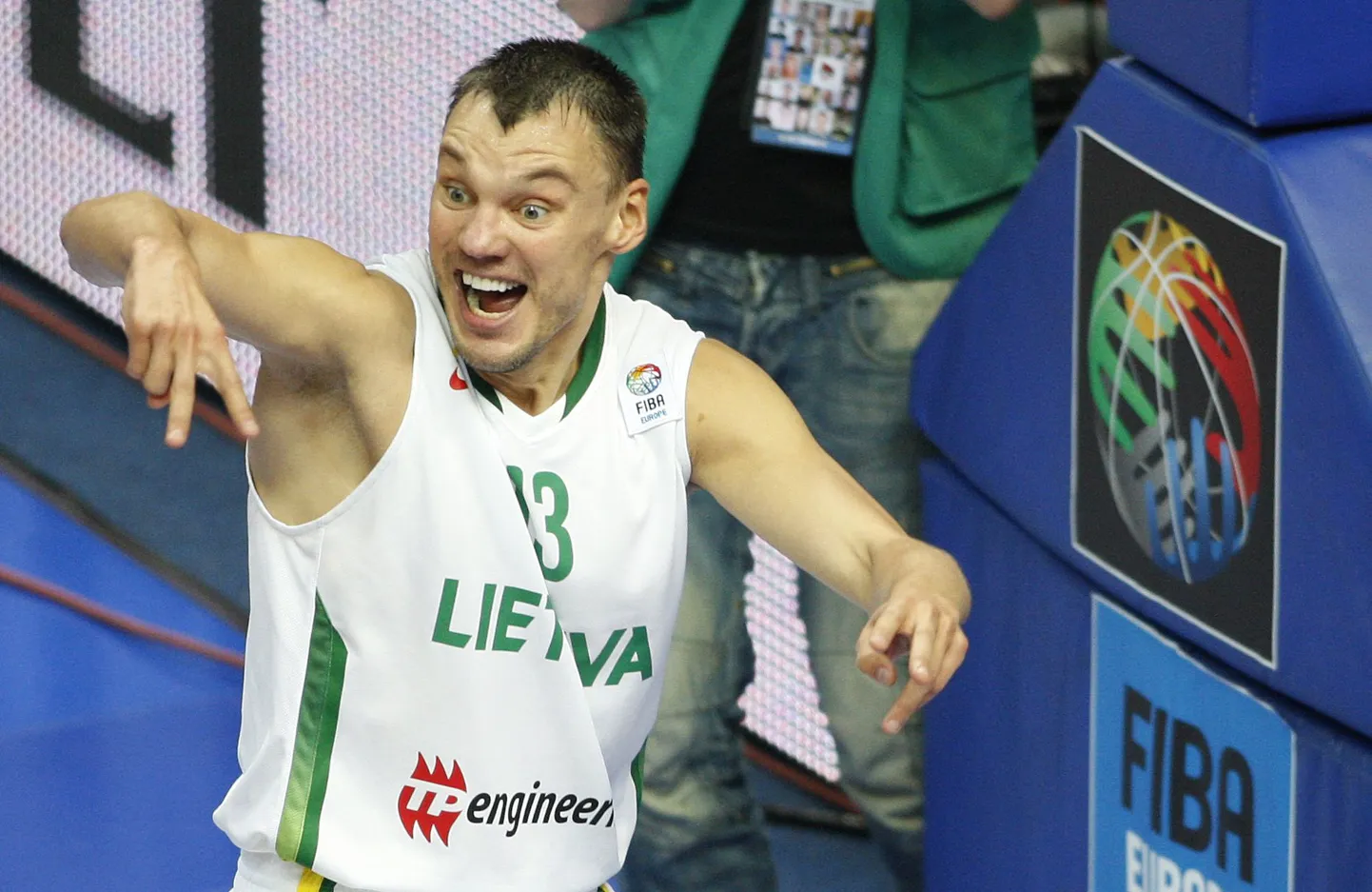 Šarunas Jašikevicius lõppenud EMil Leedu koondise särgis.