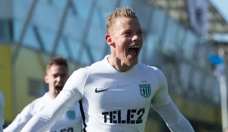 19-aastane Erik Sorga on tõusnud Flora esiründajaks. Täna lõi ta võiduvärava.