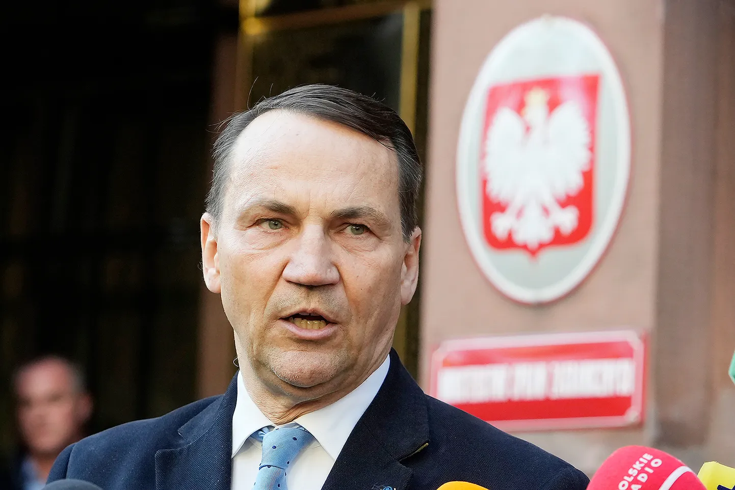 Polijas ārlietu ministrs Radeks Sikorskis.