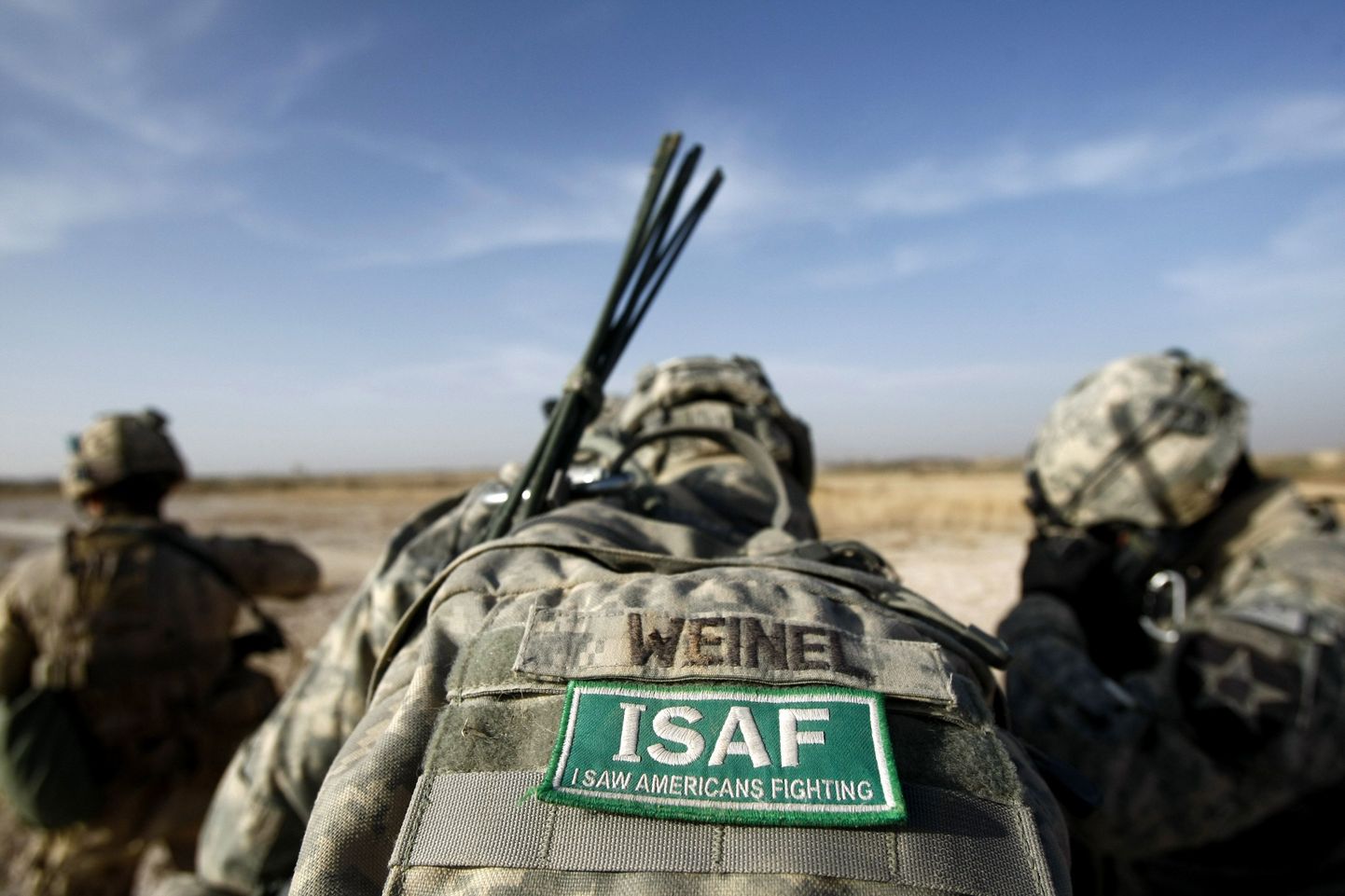 ISAFi koosseisus olevad ameeriklased Helmandis.