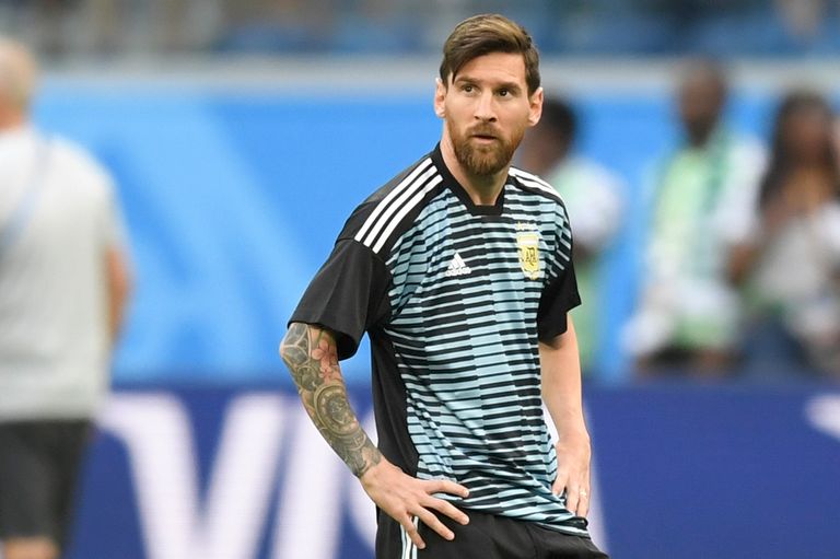 Lionel Messi enne Nigeeriaga peetud mängu