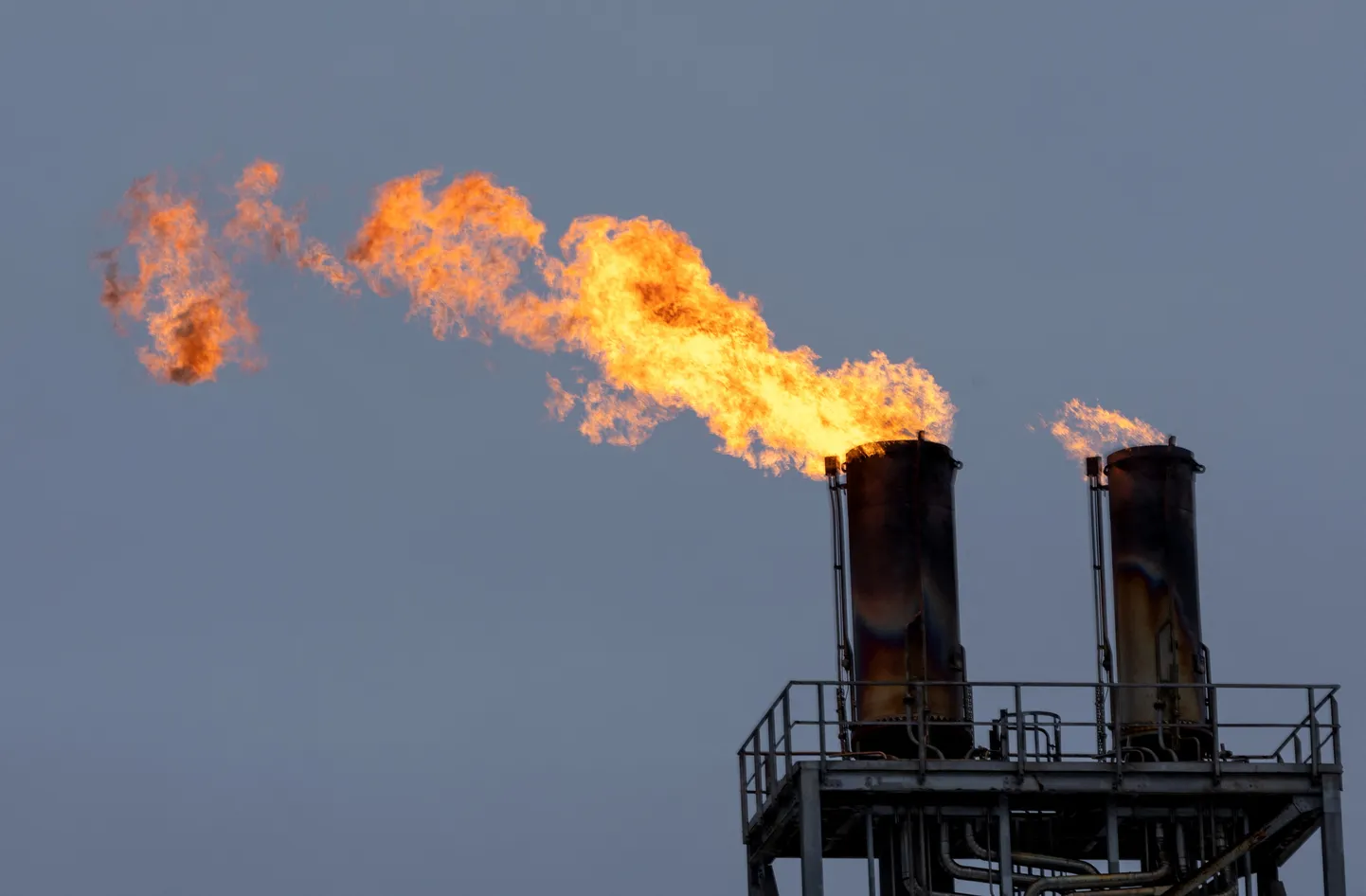 Крупнейший в Западной Европе завод по производству сжиженного природного газа Hammerfest LNG в Хаммерфесте, Норвегия.