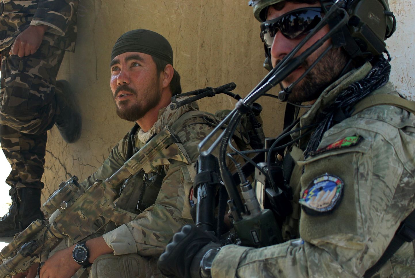 Afganistani sõdurid Kunduzis. Foto on illustratiivne.