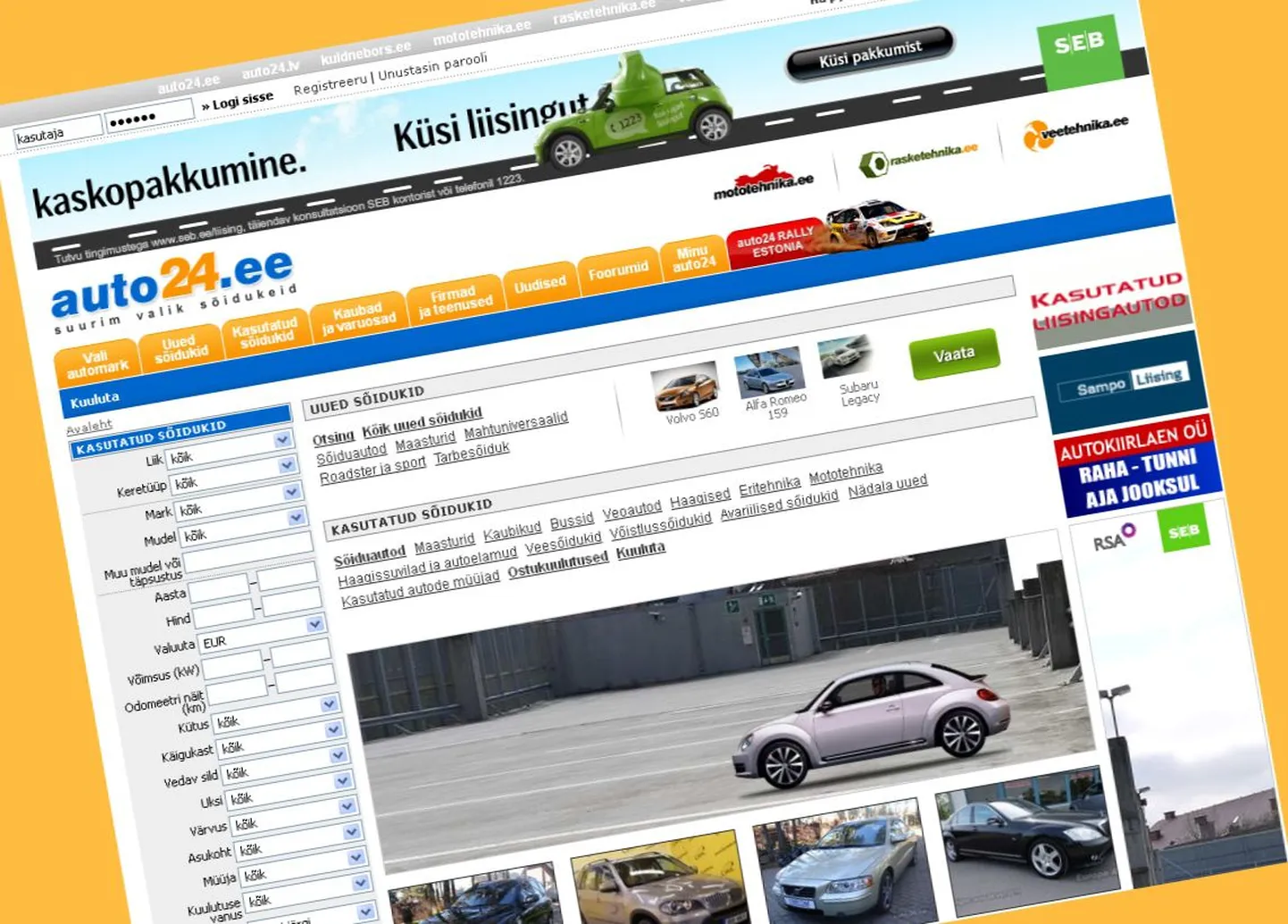 Auto24.ee portaal