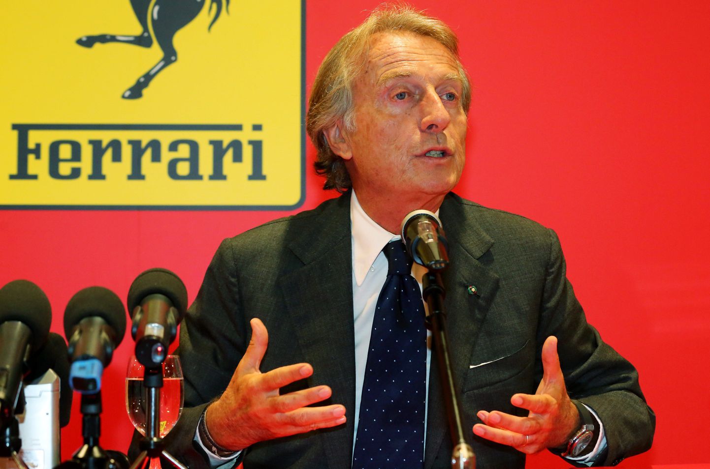 Ferrari eksjuht Luca di Montezemolo.