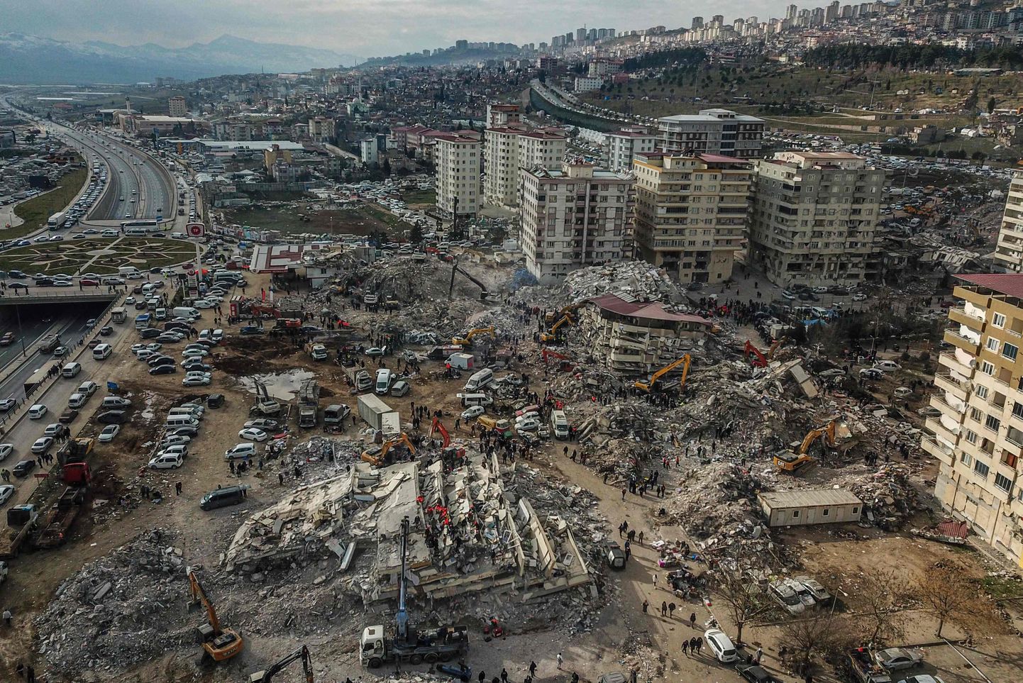 Varisenud hooned Kahramanmaraşis, 7,8-se maavärina epitsentris.