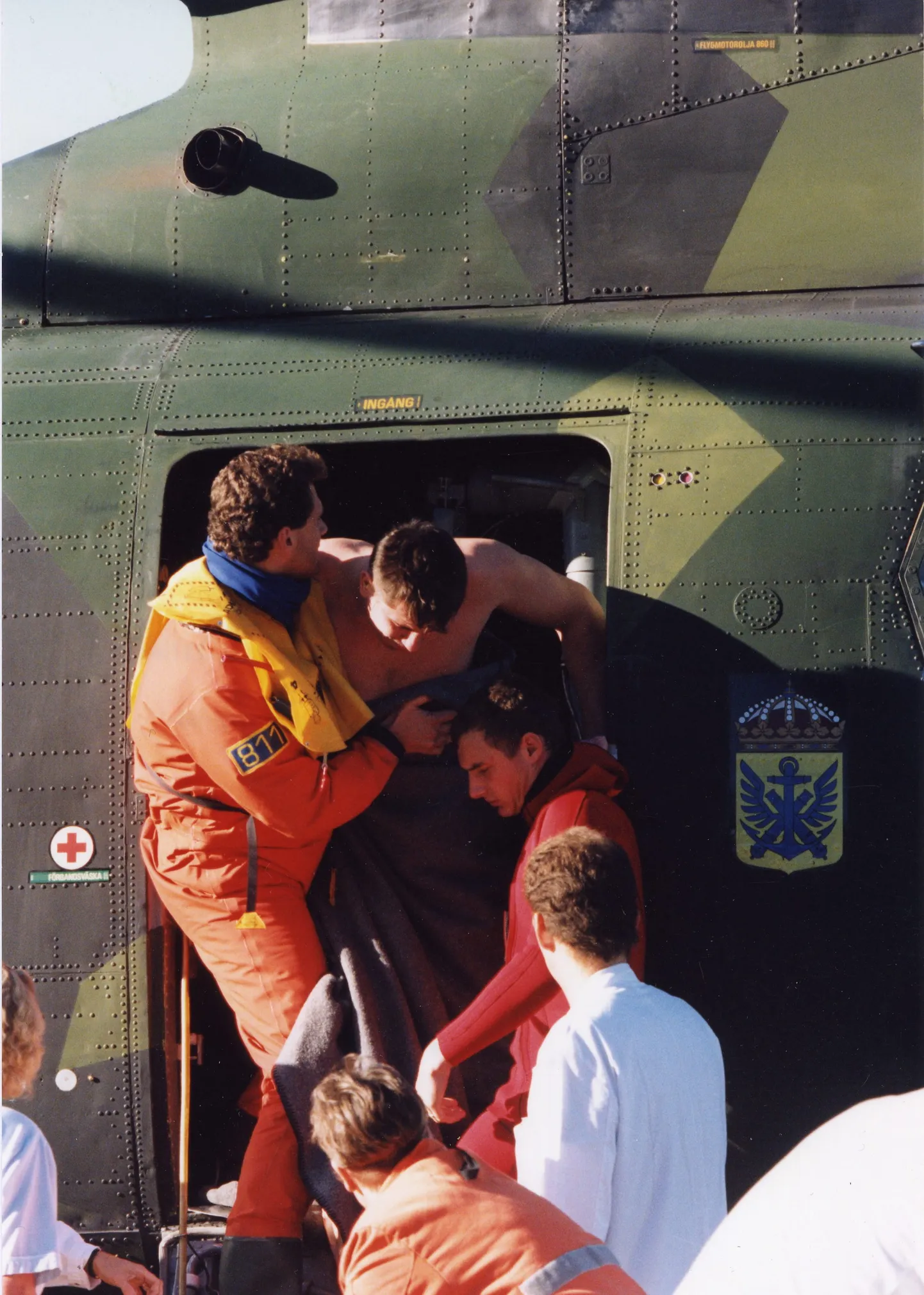 Один из выживших пассажиров "Эстонии".