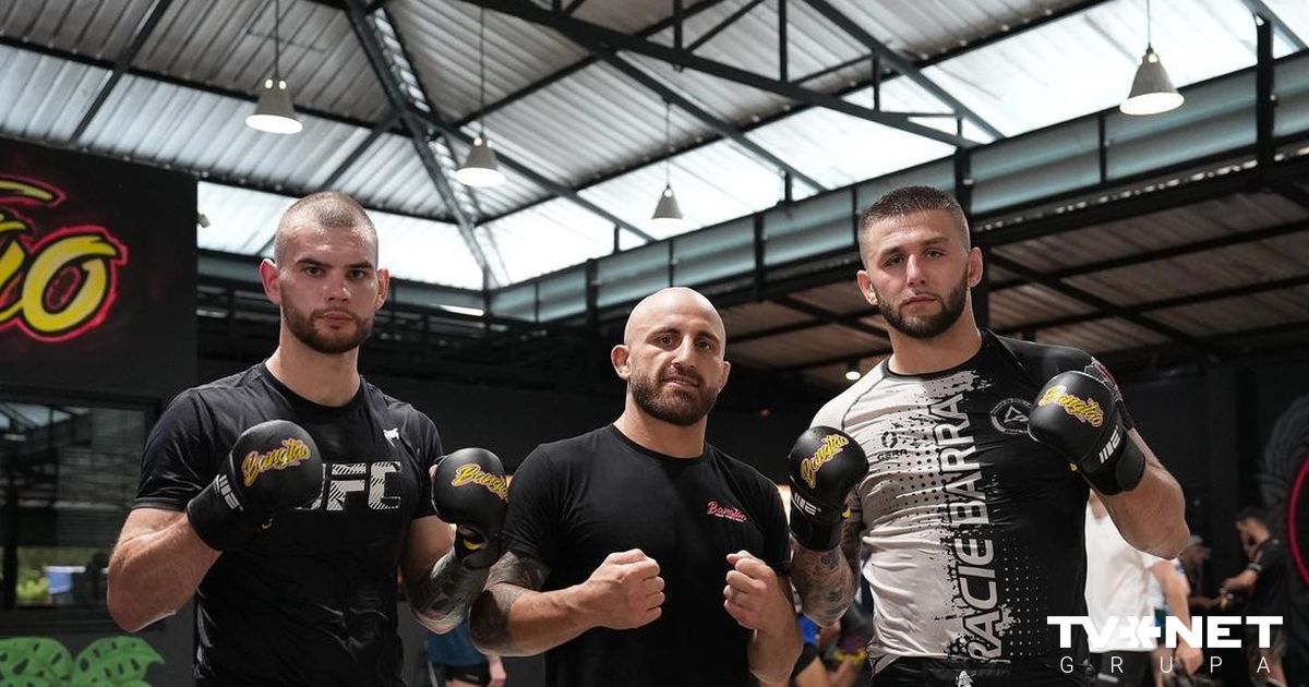 Latvijas MMA zvaigznes Čižovs un Vesņenoks trenējas kopā ar UFC ranga ...