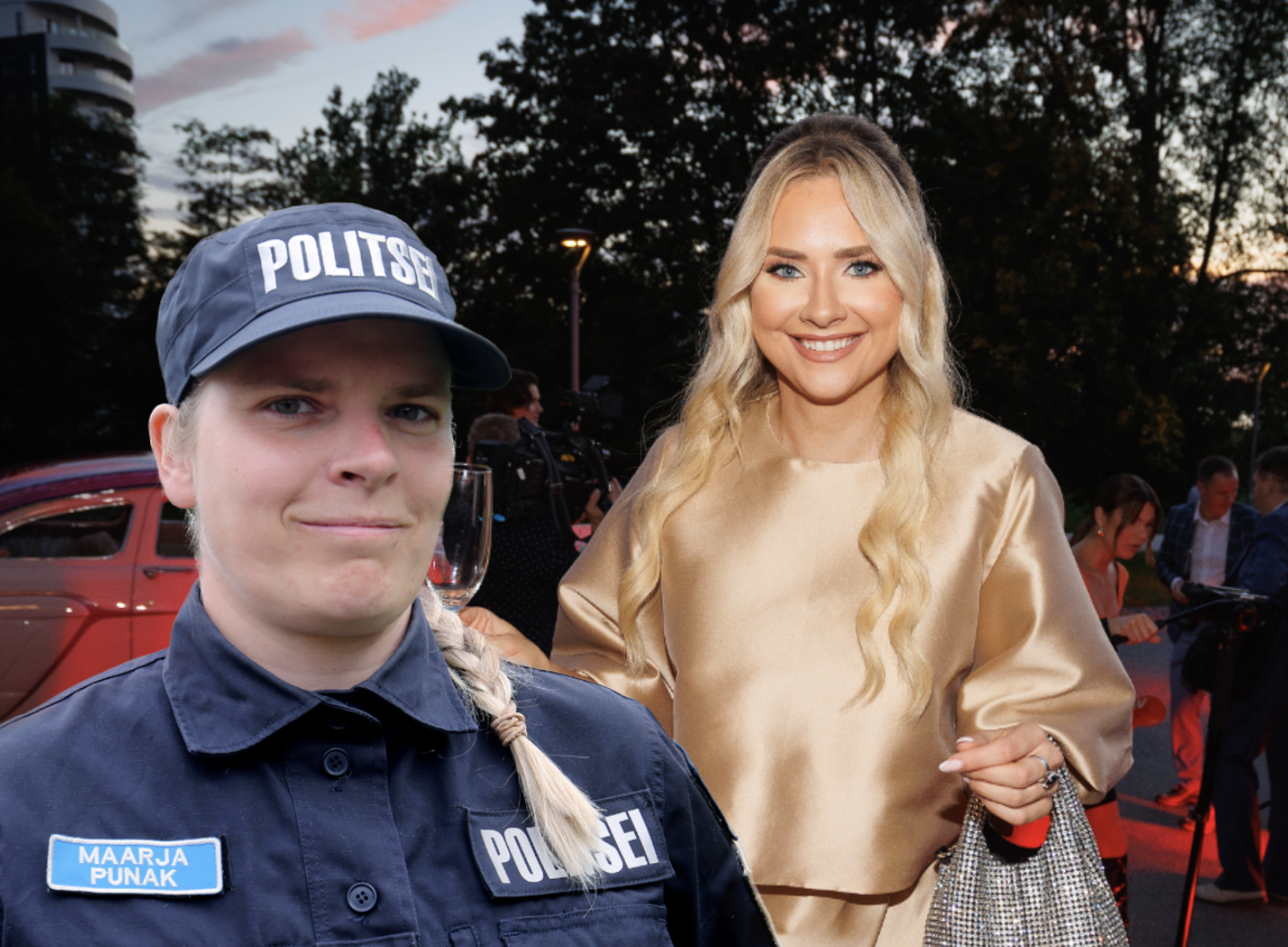 Politseinik Maarja Punakule jäi silma Brigitte Susanne Hundi jutt autoroolis söömisest.