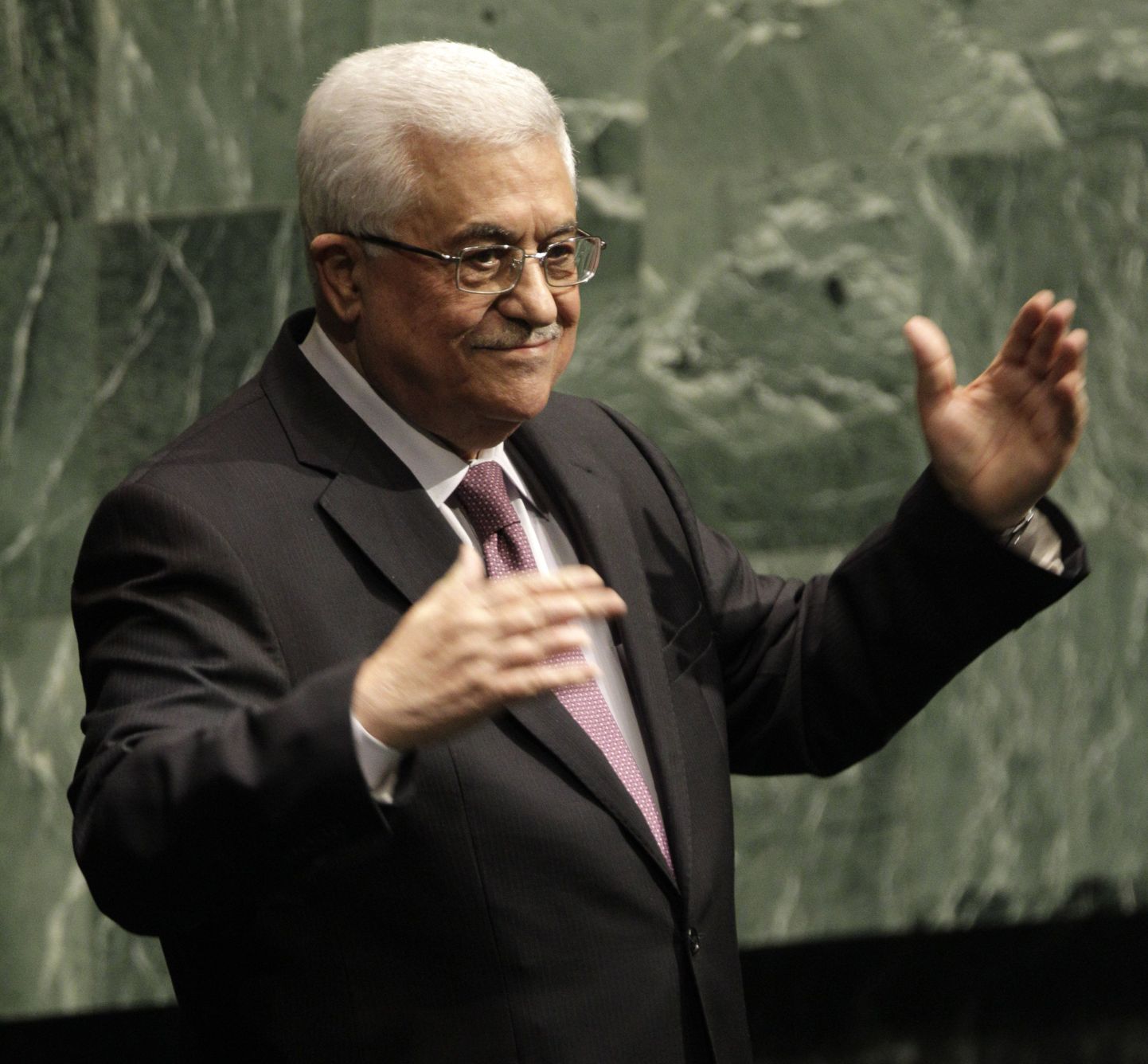 Palestiina president Mahmoud Abbas eile New Yorgis ÜRO peaassamblee istungil.