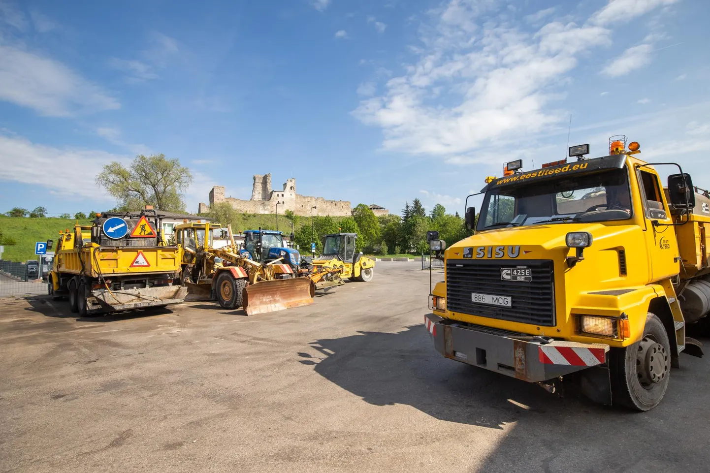 Eesti Teed AS-i Rakvere osakonna masinapark.