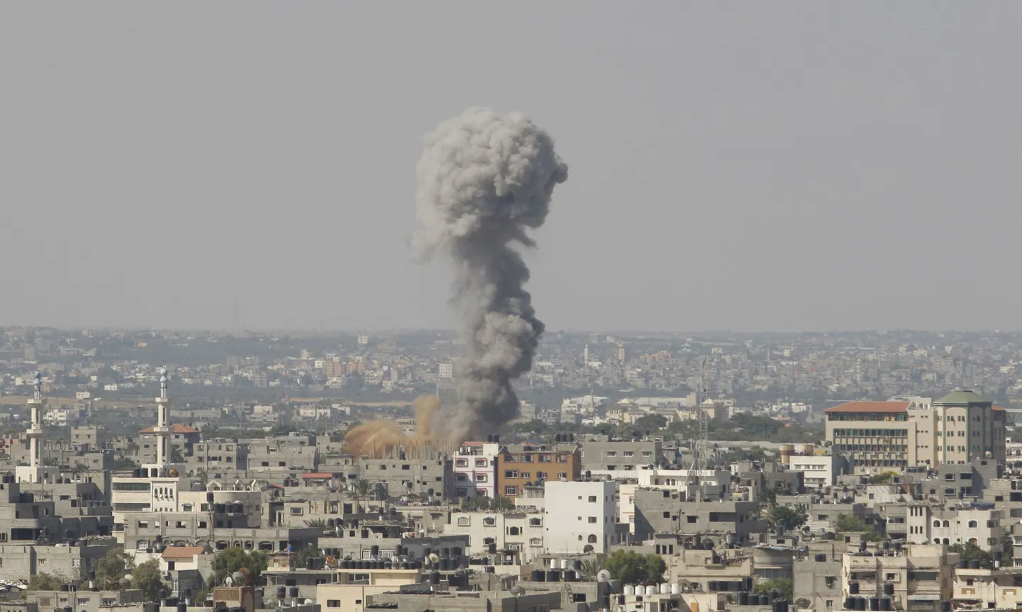 Взрыв в Газе. Снимок иллюстративный.