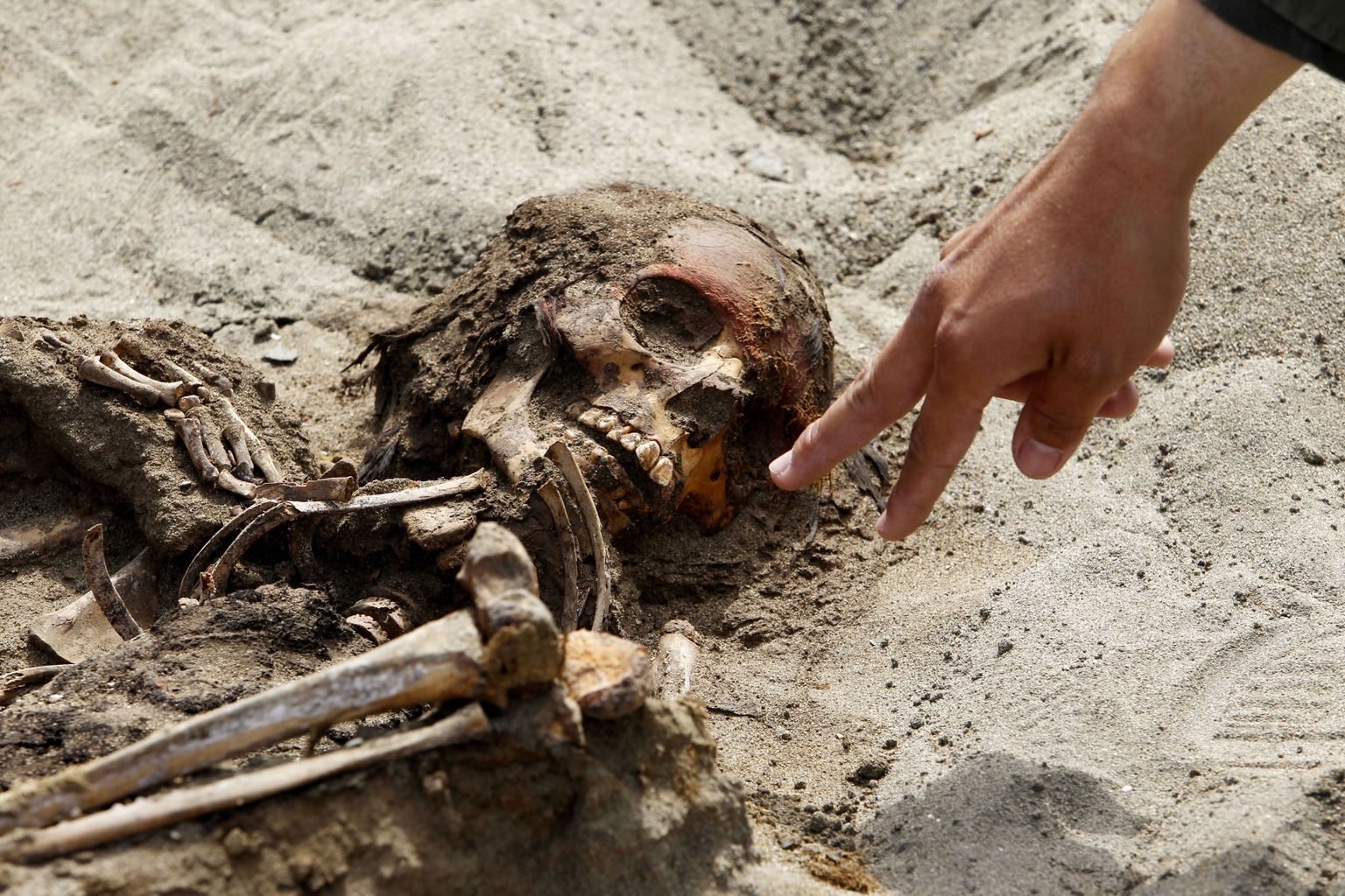 Peruust leiti ohvriks toodud laste ja laamade massihauad
