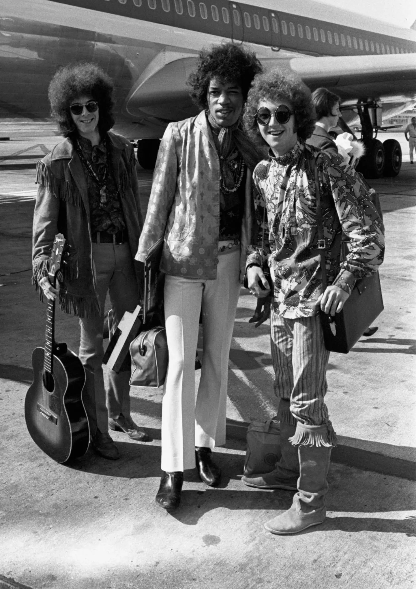 Vasakult paremale: Noel Redding, Jimi Hendrix ja Mitch Mitchell