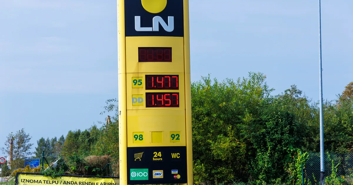 Lätlaste aktsiisilangetus võib kütusehinda vähendada kaheksa sendi võrra