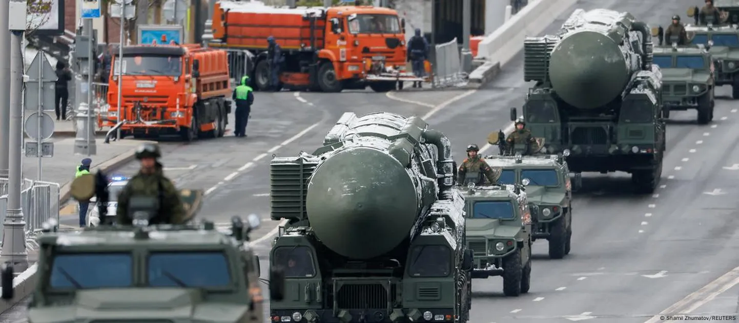 Демонстрация российской военной техники на параде в Москве, 9 мая 2024 года