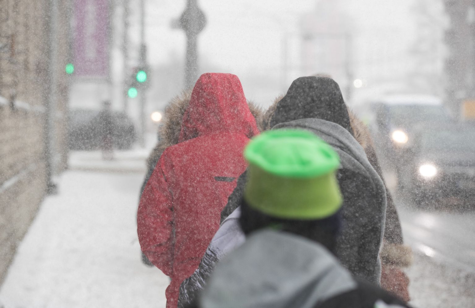 Снег в Таллинне. Иллюстративное фото.