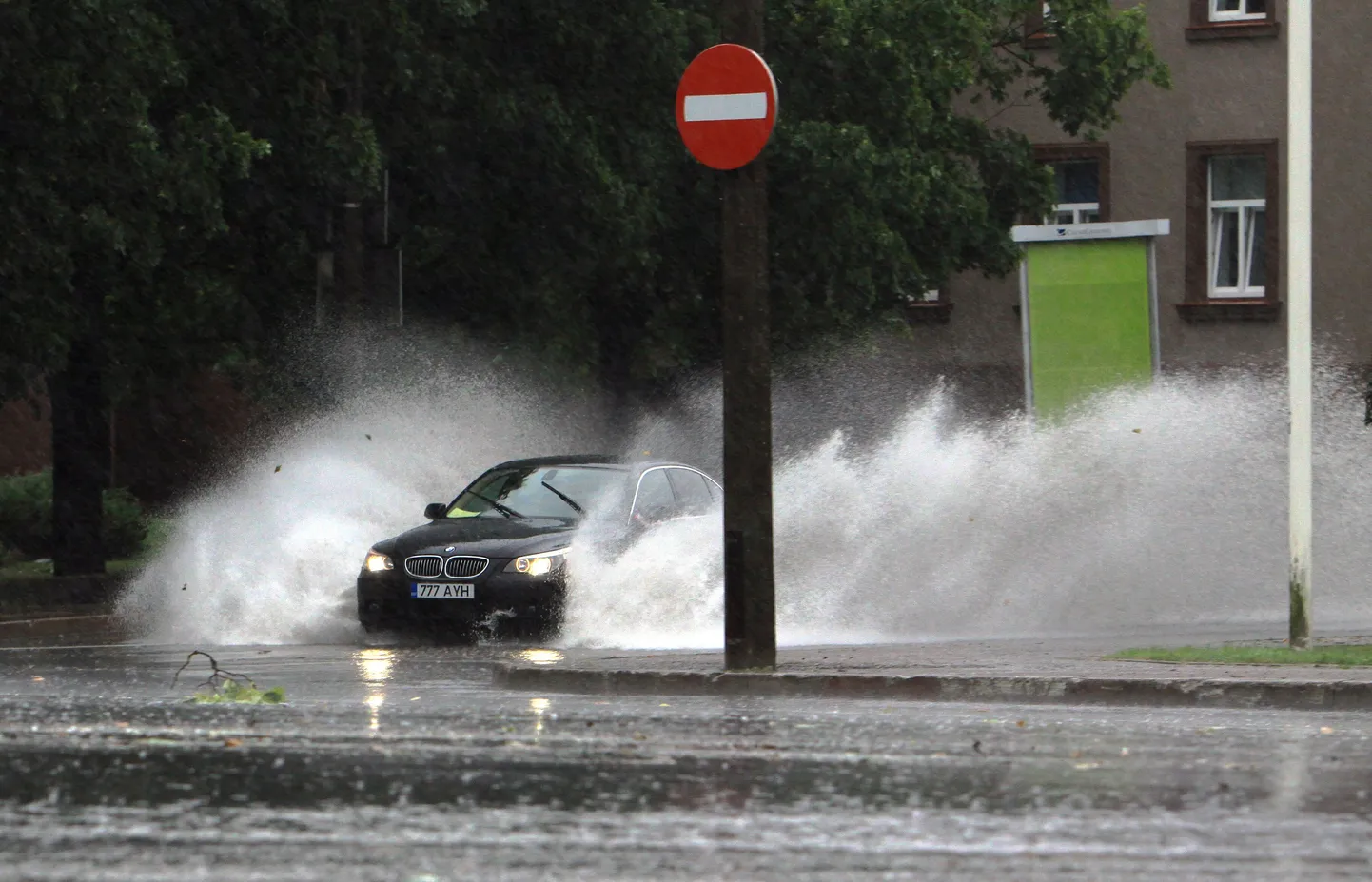 Kõige rohkem on tänavu augustis sadanud Pärnus, kus ilmateenistuse andmeil mõõdeti maha sadanud vee hulgaks 191,9 millimeetrit. Foto on illustreeriv.