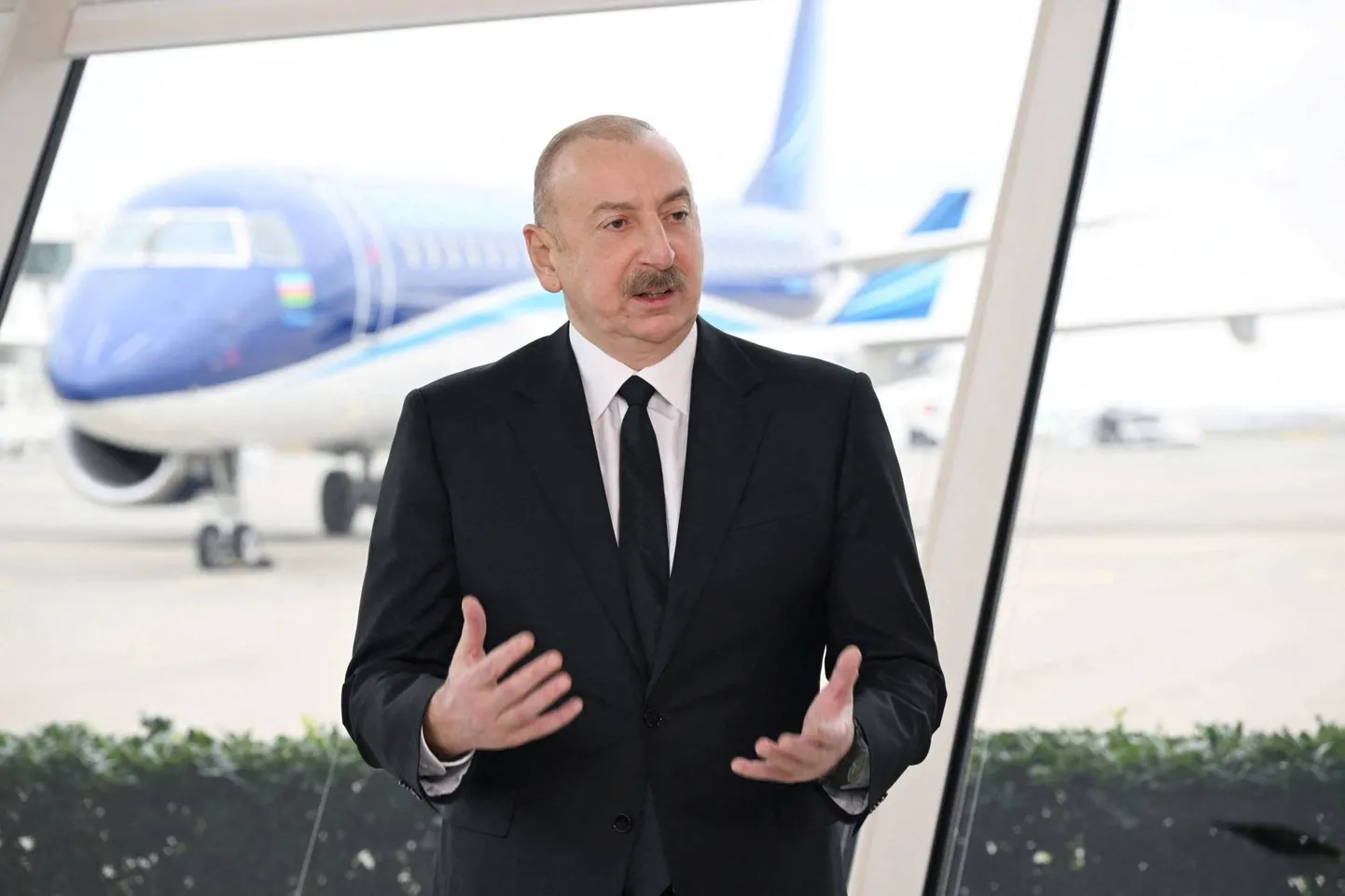 Aserbaidžaani president İlham Əliyev.