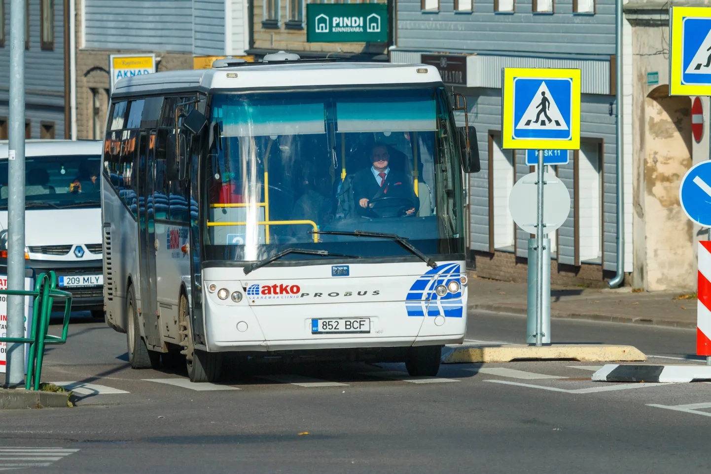 Linnaliinibuss Valgas.