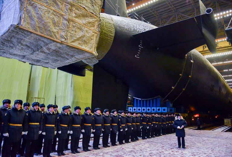 Sevmaši laevatehases Venemaal lasti vette uus tuumaallveelaev Generalissimus Suvorov.