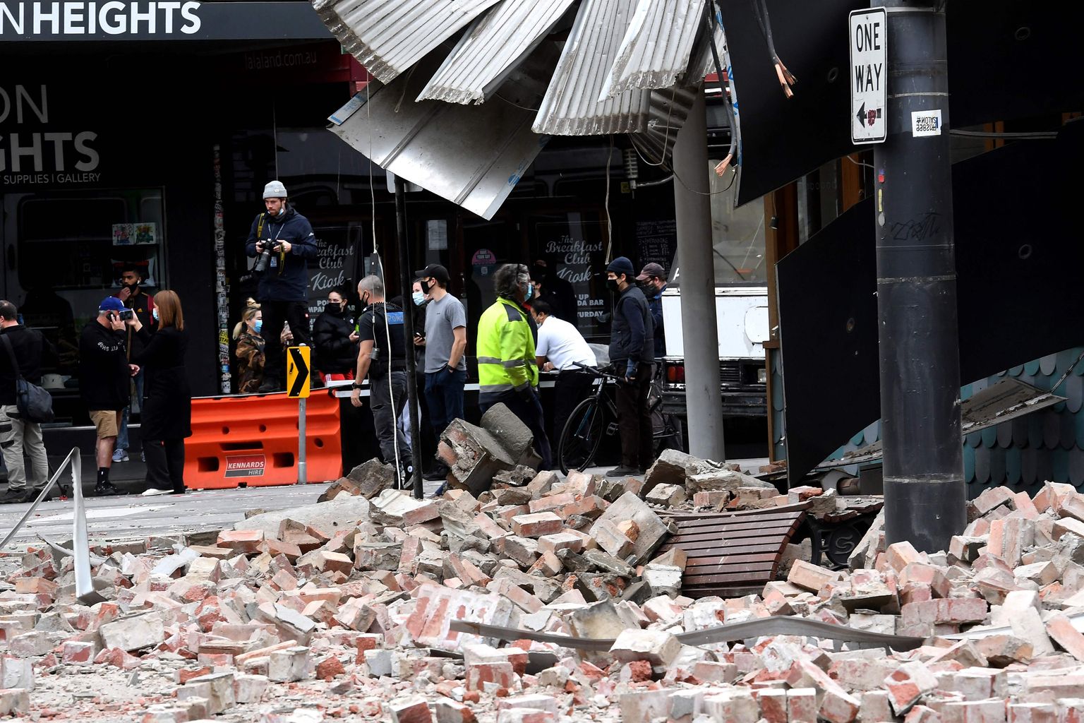 Austraalia Melbourne'i Chapel Street pärast maavärinat