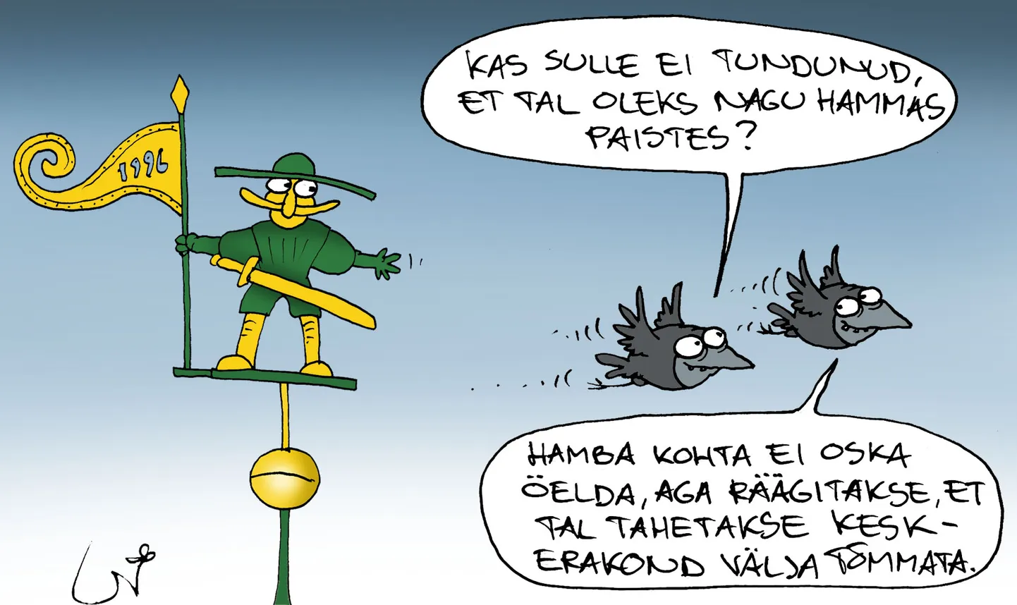 Urmas Nemvalts joonistab.